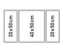 Schipper 605260767 Schilderen Op Getallen-Triptychon Aluminium Frame, Zilver