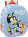 Bluey Sac à dos d'école Blanc Bleu clair 27 x 33 x 10 cm