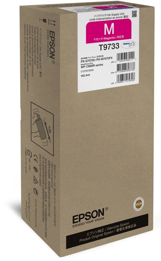 Epson C13T97330N XL Magenta Origineel Inktcartridge