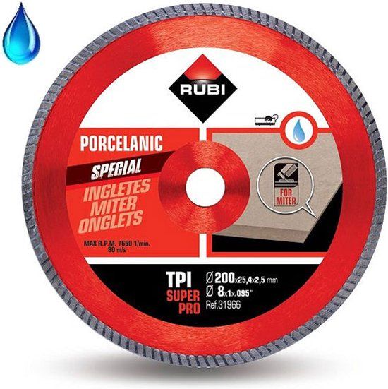 Rubi Zaagblad TPI 200 Superpro 200 x 25,4 mm