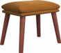 vidaXL - Voetenbank - 45x29,5x35 cm - fluweel - bruin