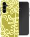 Selencia Hoesje - Geschikt voor Samsung Galaxy S24 FE - Backcover - Chalky Bloom
