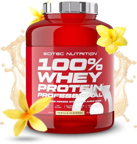 Scitec Nutrition® - 100% Whey Protein Professional (2350g) - Vanilla