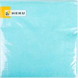 Merkloos / Sans marque We Love Parties GmbH Zakje servetten blauw papier 20 stuks