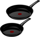 Tefal Renew Black ON Keramische Koekenpannenset - 24 & 28 cm - Inductie