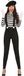 Fiestas Guirca Costume de mime pour femmes, Adultes, taille 38-40