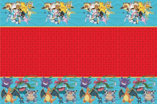 Top1Toys Pokémon tafelkleed 120 x 180cm, per stuk