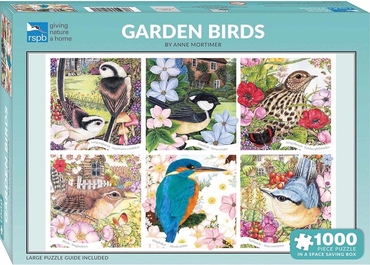 Otter House Garden Birds Puzzel 1000 Stukjes