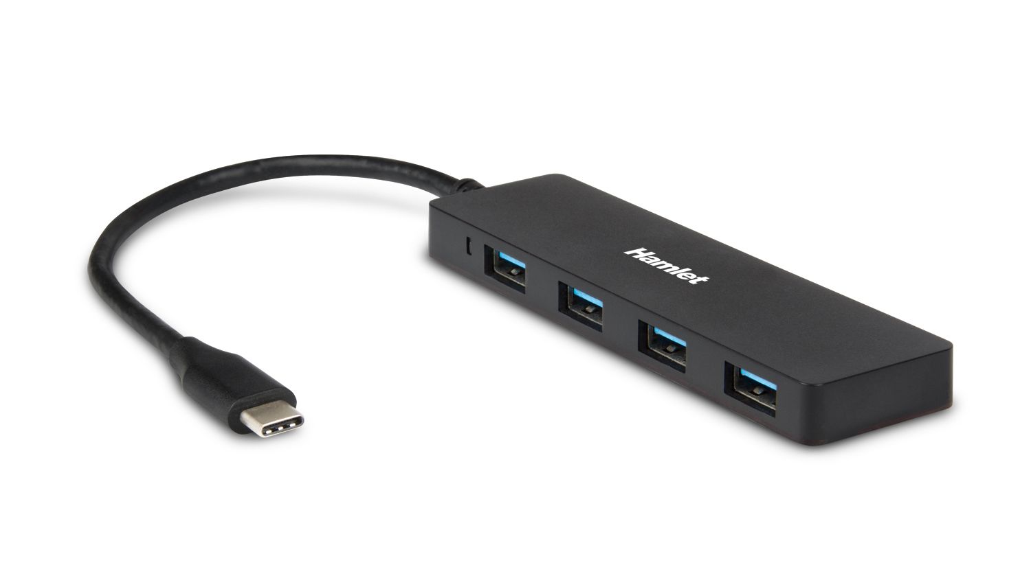 Hamlet XHUB4031TC - USB Hub - 4x USB 3.1 Gen 1 - Zwart
