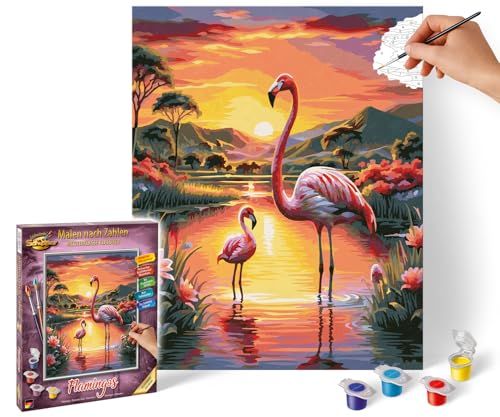 MNZ - Flamingos: Schipper - Meisterklasse Klassiker - Malen nach Zahlen