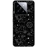 Xiaomi Bedrukt siliconen hoesje compatibel met Xiaomi 14 Pro Galaxy draw