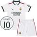 Real Madrid Voetbaltenue Mbappé - Thuis Voetbal Tenue Kinderen - Maat 116 t/m 164 - Seizoen 2026/2027 - Shirt en Broekje - Wit