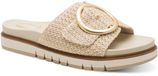Tamaris WIDE FIT Dames Slipper 8-87108-46 400 H-breedte Maat: 37 EU Beige Leer Klittenband