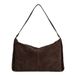Markberg suede schoudertas Claudia donkerbruin