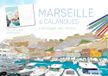 Marseille et les calanques - Carnet coloriages cartes postales: Coloriage anti-stress - 36 cartes postales prédécoupées