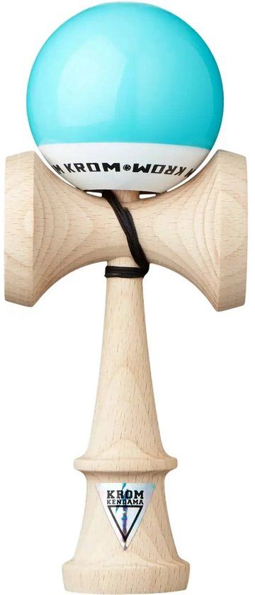 KROM Kendama Behendigheidsspellen Krom Pop Lol Kendama Blauw Hout