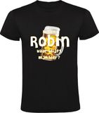 Sol's Ik ben Robin, waar blijft mijn bier Heren T-shirt - Zwart - XL