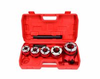 Awtools AW20612 - Buisdraadsnijset - 3/8" tot 1-1/4" - Ergonomische Grijpknuppel - Duurzaam Gietijzer