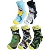 Rick And Morty Rick and Morty Socks (5-pack) EU 40-45 Men Multicolor