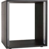 MUSIC STORE Studiorack 10HE berk MP bouwpakket, zwart gelakt, recht - Studio racks