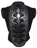 Protectwear Rugbeschermer vest voor motorfiets/motorcross, downhill/BMX, snowboard en andere sporten, zwart, S/M