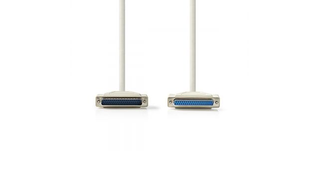 Nedis CCGP52110IV20 RS232-kabel D-sub 25-pins Male - D-sub 25-pins Female 2.0 m