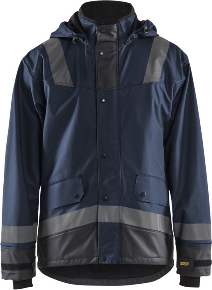 Blåkläder Blaklader Regenjas LEVEL 2 4322-2003 - Donker marineblauw/Zwart - XS - Polyester