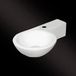 Best Design Class Fontein - 38x23x9.5cm - 1 Kraangat - Rechts - Wit