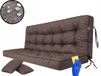PillowPrim Coussin de jardin 180x105cm Marron
