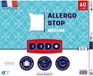 DODO DODO ALLERGO STOP Pillow, 60 x 60 cm, Suitable for allergy sufferers, VOLUPT'AIR fiber filling