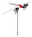 Merkloos Vliegtuig Windspinner Decoratief Tuinaccessoire