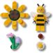 Crocs Schoenaccessoires 4LW BOTANICALS 5PCK