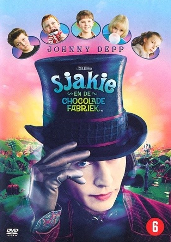 Johnny Depp Sjakie En De Chocoladefabriek dvd