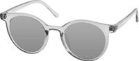 Vista Bonita CLASSIC – Zonneleesbril UV400 – Sterkte +2.00 – Kleur Kadushi Silver – Groot model – Eyecatcher – Ronde pasvorm – Flexveren - Inclusief bijpassende etui en doekje