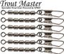 Trout Master 5 Barrel Snap Swivel (6 pcs) - Taille : 20