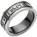 Diesel Damesring, staal, 8, 9, 10, 11,5 roestvrijstalen ring, gunmetaal, DX1108060