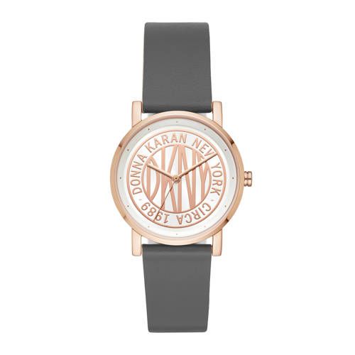 DKNY horloge Soho NY2764 Grijs/rosegoud