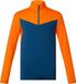 McKINLEY Goran shirt met lange mouwen, oranje/blauw petrol, M