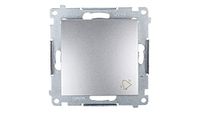 Kontakt-Simon DD1.01/43 Pushbutton Switch Zilver