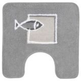 Spirella 7610583081964 tapis de toilette, Gris, Acrylique, Polyester, 500 mm x 500 mm