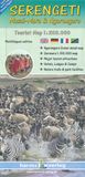 Serengeti - Masai-Mara - Ngorongoro Tourist Map