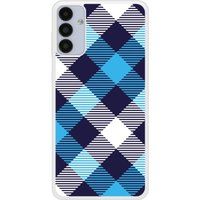 Samsung Bedrukt siliconen hoesje compatibel met Galaxy A13 5G Tartan Bleu