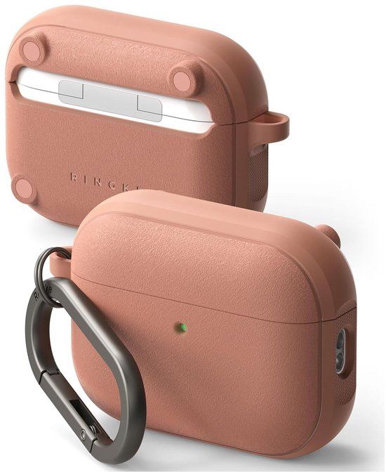 Ringke Onyx Magnetic Hoesje Geschikt voor Apple AirPods Pro 3 - Roze