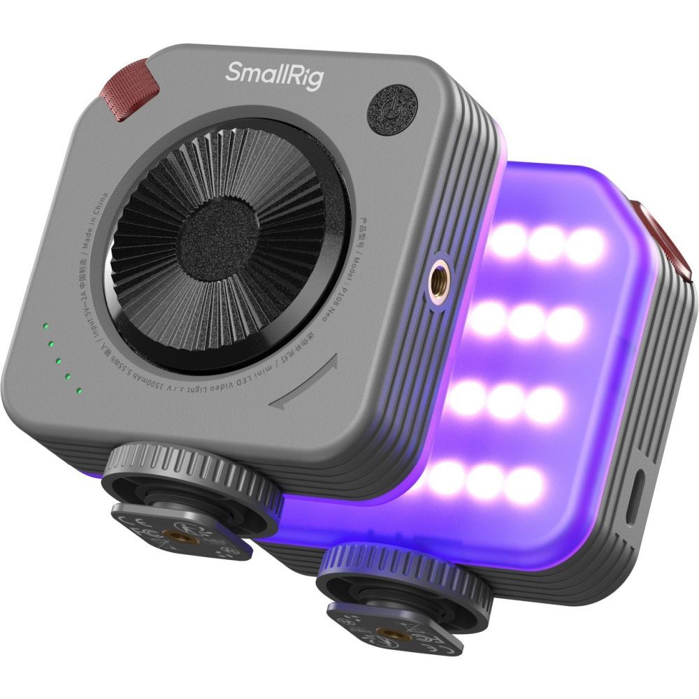 SmallRig 5821 P108 Neo mini LED Video Light, Nebula Gray