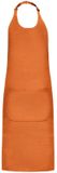 Newgen Schort met zak Jéroboam oranje Katoen/Polyester Effen One size
