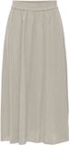 ONLY - ONLTIZANA LONG SKIRT WVN NOOS - Meisjes - Rokken - A-lijn - Katoen - Effen - Regular Waist - Lang - Casual - Vrouwen - XL - Silver Lining