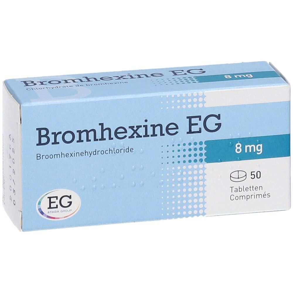 EG NV Bromhexine EG 8mg 50 tabletten