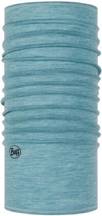 BUFF Lightweight Merino Wool Solid Pool - Nekwarmer - Turquoise - One Size