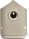 Elho Cosy Bird House 18cm - Vogelhuisje voor Tuin of Balkon - Paddenstoel Beige