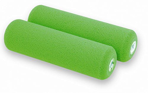 Yachtcare Foam Roller 2-delige schuimrubberen rolwielen, groen, 100 mm